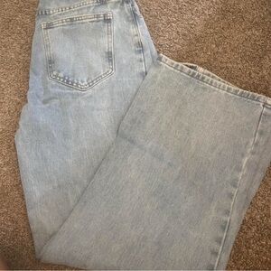 Classic Light Blue Wide Leg Jeans